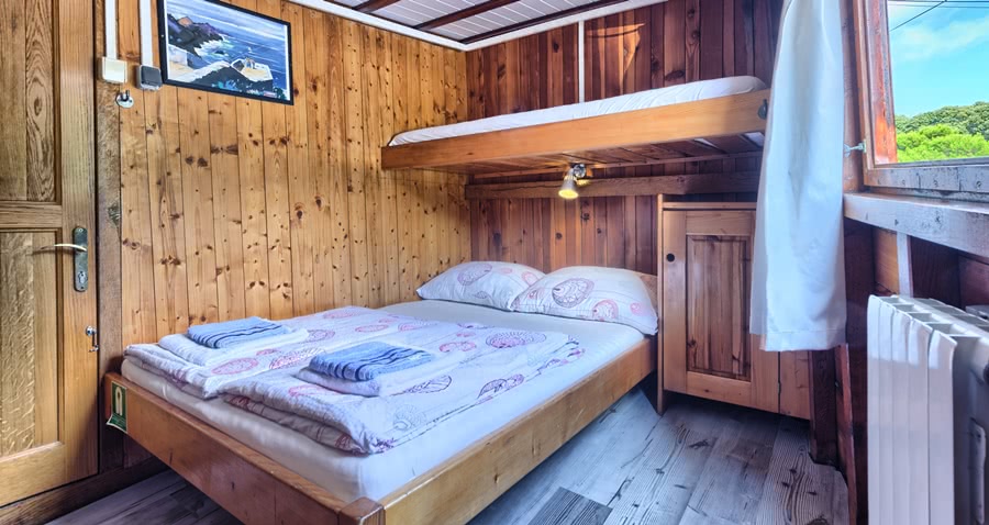 Double cabin on the motor ship Tarin